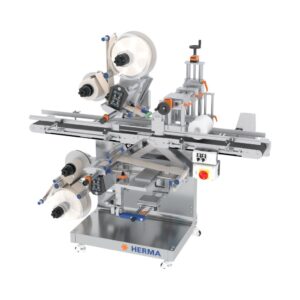 Top & bottom labeler 652C labeling machine by HERMA