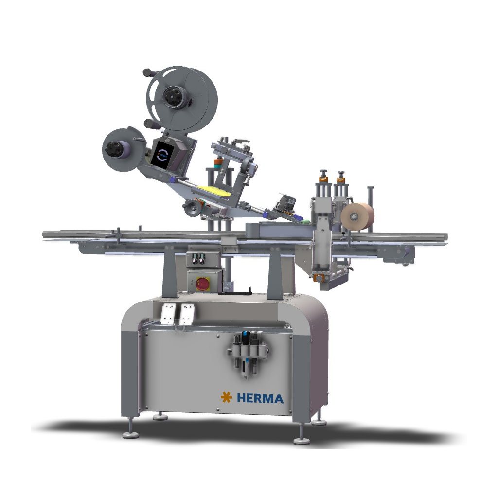 Top labeler 452C labeling machine by HERMA