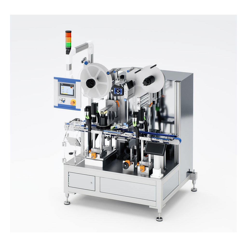 Top labeler 452E labeling machine by HERMA