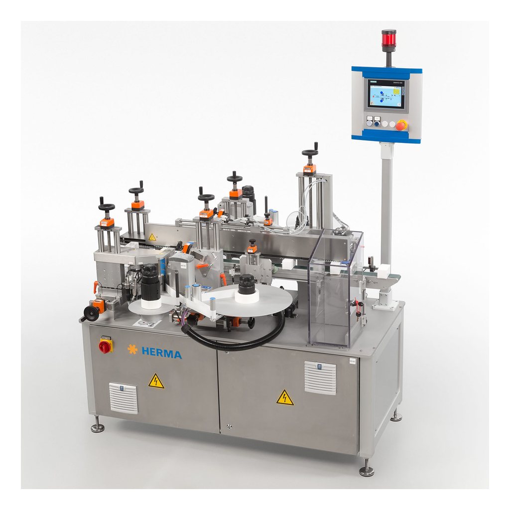 Two-side labeler 362E TE two-side labeling machine by HERMA