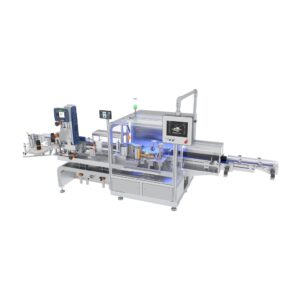 Wrap-around labeler 132M HC wrap-around labeling machine by HERMA